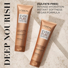 L'Oreal Paris detalle de la textura del producto y su beneficio de suavidad