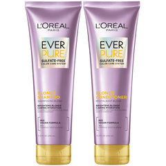L'Oreal Paris EverPure Blonde frontal mostrando envases y beneficio neutralización