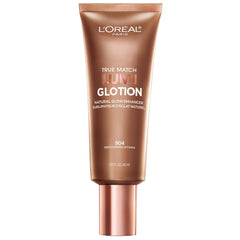 L'Oreal Paris envase frontal Lumi Glotion mostrando presentación y brillo instantáneo