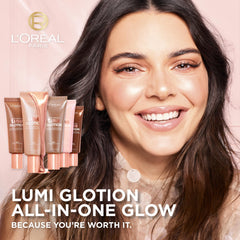 L'Oreal Paris textura líquida en gotero demostrando fácil difusión e hidratación