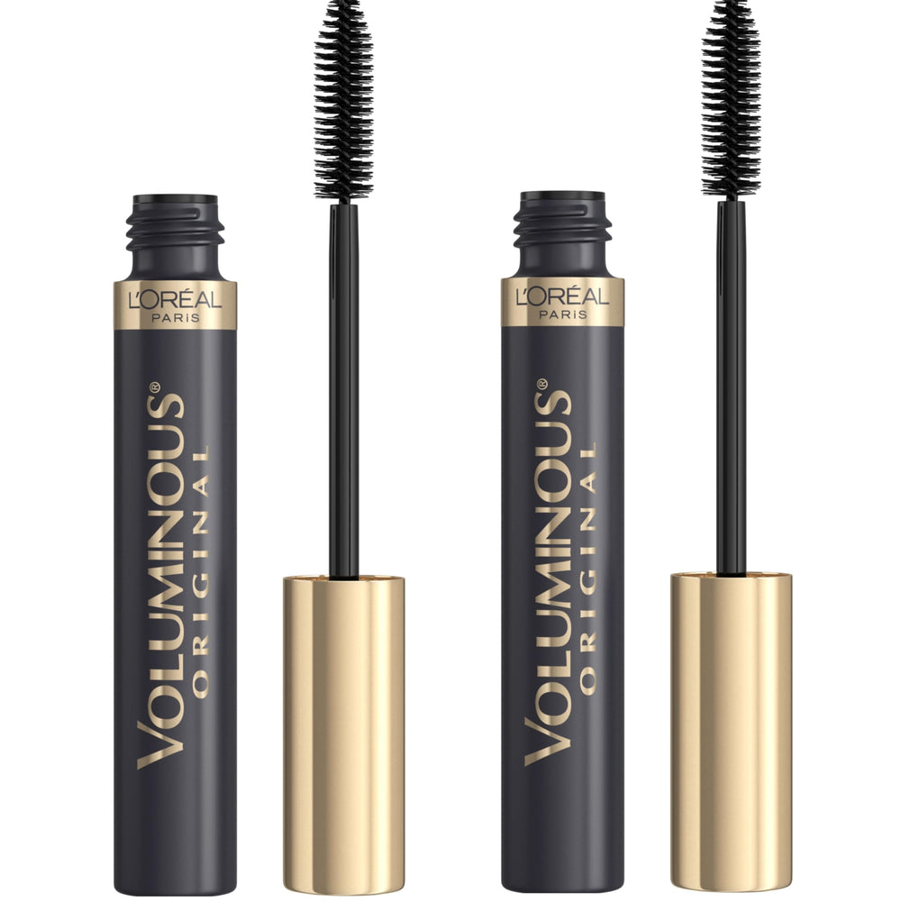 L'Oreal Paris vista frontal del envase mostrando el diseño y beneficio de volumen