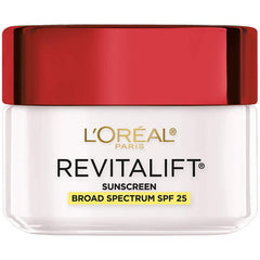 L'Oréal Paris frente del envase mostrando etiqueta y beneficios SPF 25
