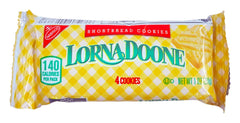 Lorna Doone textura cercana de galletas shortbread que resalta su aspecto mantecoso