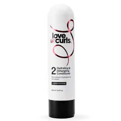 Love Ur Curls envase frontal mostrando etiqueta y beneficio hidratación ligera