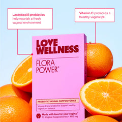 Love Wellness textura del supositorio disolviéndose, facilita liberación probióticos