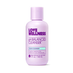 Love Wellness frasco frontal mostrando tamaño y diseño para higiene íntima