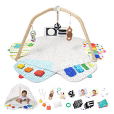 Lovevery vista frontal del gimnasio con accesorios mostrando versatilidad