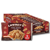 Lowrey's front packaging showing product and serving benefit