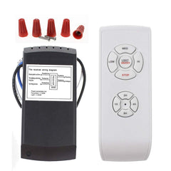 LPHUMEX frontal del kit mando y receptor mostrando diseño compacto y facilidad
