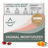 Lubracil frontal del empaque mostrando 60 cápsulas y beneficios visibles