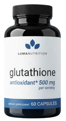 Luma Nutrition frasco frontal mostrando diseño claro y confianza