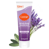 Lume tubo frontal Lavender Sage mostrando diseño y promesa de control de olor
