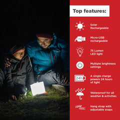 LuminAID Nova inflada mostrando iluminación uniforme y difusión suave