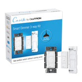 Lutron Caseta vista frontal con diseño elegante y control preciso