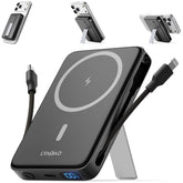 LYAOAO vista frontal del power bank mostrando diseño compacto y portabilidad