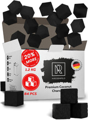 M. ROSENFELD paquete frontal mostrando 84 briquetas, almacenamiento cómodo