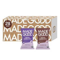 MadeGood paquete frontal mostrador, conveniencia y variedad