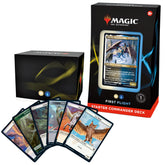 Magic: The Gathering vista frontal del mazo First Flight mostrando la caja y beneficios listos para jugar