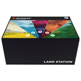 Magic: The Gathering vista frontal de la Land Station, almacenamiento fácil
