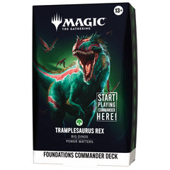 Magic: The Gathering vista frontal del mazo y accesorios, listo para jugar