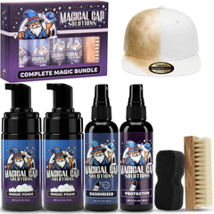 MAGICAL CAP SOLUTIONS kit frontal mostrando todos los componentes y beneficios