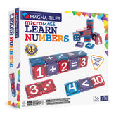 MAGNA-TILES caja frontal mostrando números para aprendizaje claro