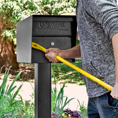 Mail Boss puerta interior tipo baffle que impide pesca y protege paquetes