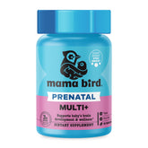 Mama Bird frente del empaque mostrando diseño y beneficios clave