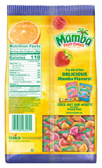 Mamba textura detalle de caramelo para apreciar su masticabilidad suave