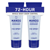 Mando crema en pack frontal mostrando envases dobles y conveniencia