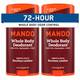 Mando envase delantero mostrando formato doble y beneficio de control de olor