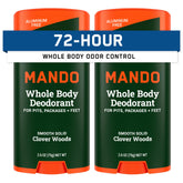 Mando envase frontal Woods mostrando diseño y marca, facilita identificación rápida