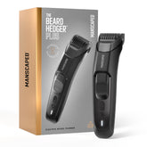 MANSCAPED recortadora frontal mostrando diseño y ergonomía para cortes precisos