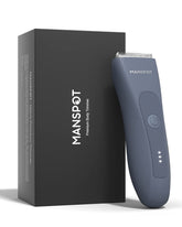 MANSPOT vista frontal del embalaje mostrando el contenido y beneficios