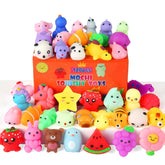 Mantyplay vista frontal del paquete con 120 squishies, ideal para fiestas