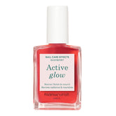 Manucurist Active Glow Raspberry botella frontal mostrando acabado brillante