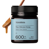 Manukora frasco frontal 250g mostrando etiqueta y diseño, confianza y trazabilidad