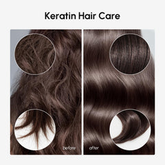 MAREE aplicándose en ducha sobre cabello mojado, mejora desenredo y suavidad