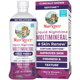MARYRUTH'S front bottle showing nighttime multimineral benefits
