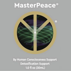 MasterPeace frasco al lado de una mano para comparar tamaño y portabilidad