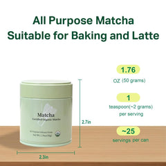 MatchAdmire polvo verde ultrafino textura lisa y mezcla fácil