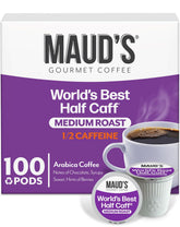 MAUD'S caja frontal de 100 cápsulas mostrando diseño y cantidad, ideal para uso diario