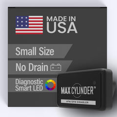 Max Cylinder vista frontal del disabler mostrando diseño compacto y confianza