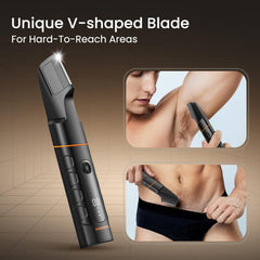 MAXGROOM cabezal en U con guía ajustable para recortar barba sin irritación