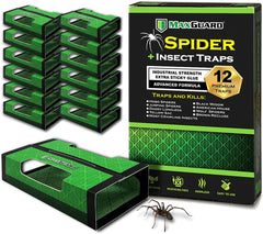 MaxGuard frente del empaque mostrando 12 trampas y beneficios visibles