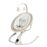 Maxi-Cosi Cassia front view showing full swing and seat for calming