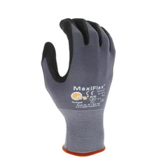 MaxiFlex detalle de la palma con microespuma nitrílica y mejor agarre