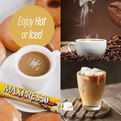Maxpresso sobre individual en mano listo para preparar en segundos