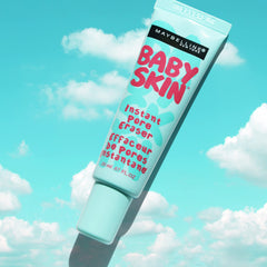 MAYBELLINE textura transparente en primer plano que muestra acabado ligero