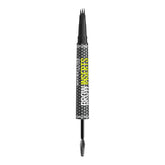 MAYBELLINE vista frontal del bolígrafo 2 en 1 con punta micro-aguja y gel, facilita cejas definidas